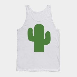 Happy green cactus in pink summer Tank Top